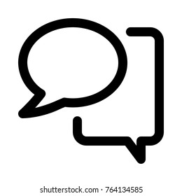 chat and thought balloons