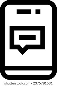 icono de diseño de vector de chat para descarga. Eps