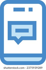 icono de diseño de vector de chat para descarga. Eps