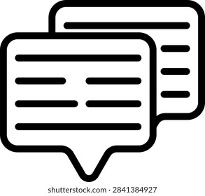 Chat Vector Design Icon Style