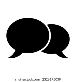 Chat Vector Glyph Icon For Personal And Commercial Use.

