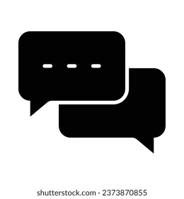 Chat Vector Glyph Icon For Personal And Commercial Use.
