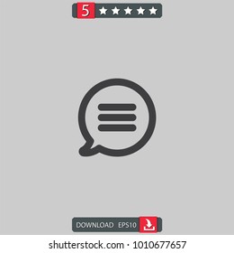 chat vector icon