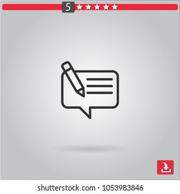 chat vector icon