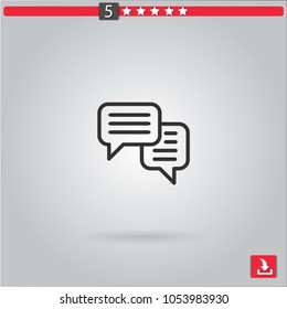 chat vector icon
