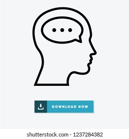 Chat vector icon