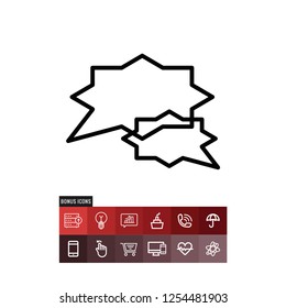 Chat vector icon