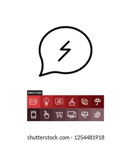 Chat vector icon