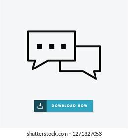 Chat vector icon