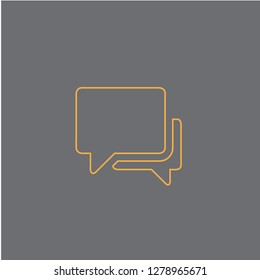 Chat vector icon