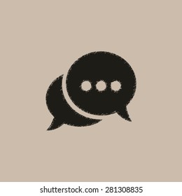Chat  - vector icon
