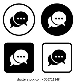 Chat  - vector icon