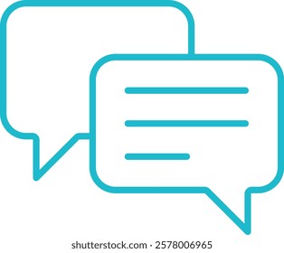 Chat vector icon. Can be used for printing, mobile and web applications.