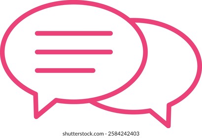 Chat vector icon. Can be used for printing, mobile and web applications.