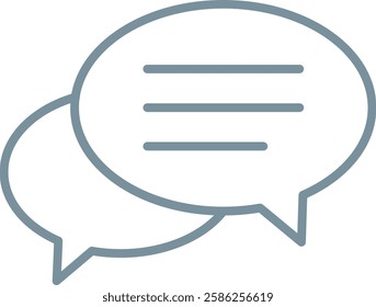 Chat vector icon. Can be used for printing, mobile and web applications.