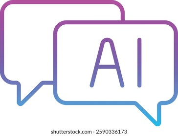 Chat vector icon. Can be used for printing, mobile and web applications.