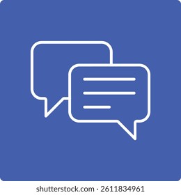 Chat vector icon. Can be used for printing, mobile and web applications.