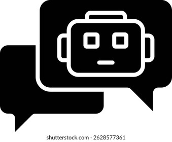 Ícone de vetor de bate- papo. Pode ser usado para impressão, aplicativos móveis e da Web.