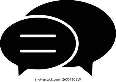 Chat vector icon. Can be used for printing, mobile and web applications.