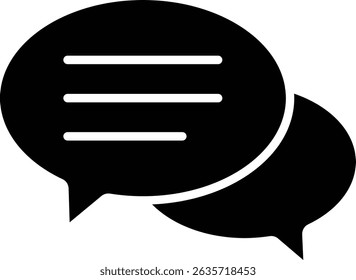Chat vector icon. Can be used for printing, mobile and web applications.