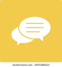 Ícone de vetor de bate- papo. Pode ser usado para impressão, aplicativos móveis e da Web.