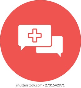 Icono de Vector de chat. Se puede utilizar para aplicaciones de impresión, móviles y de Web.