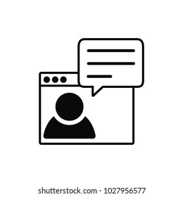 chat vector icon, descussion icon, peoples