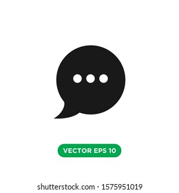 chat vector icon design concept