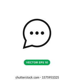 chat vector icon design concept