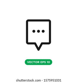 chat vector icon design concept