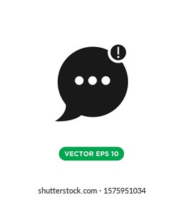 chat vector icon design concept
