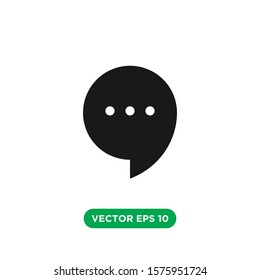 chat vector icon design concept