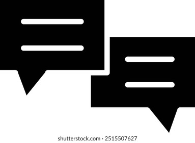 Chat-Vektorsymbol-Entwurfsgrafik