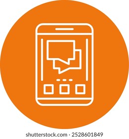 Chat Vector Icon Design Symbol