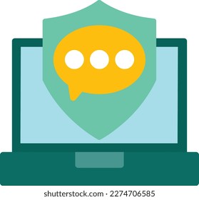 Chat Vector Icon Flat Style