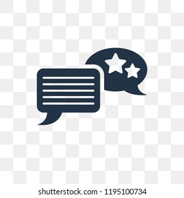 Chat vector icon isolated on transparent background, Chat transparency concept can be used web and mobile