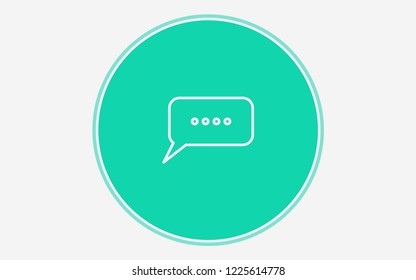 Chat vector icon sign symbol