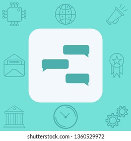 Chat vector icon sign symbol