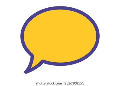 Chat vector icon. Talk bubble speech icon. Blank empty bubbles vector design elements.