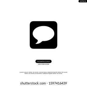 Chat Vector Icons in trendy flat style isolated on white background.eps10
