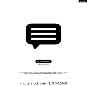 Chat Vector Icons in trendy flat style isolated on white background.eps10