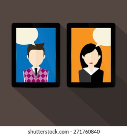 Chat vector illustration
