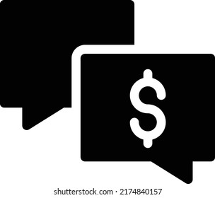 chat Ilustración vectorial en un fondo transparente.Símbolos de calidad premium.Icono vector glifos para el concepto y el diseño gráfico.