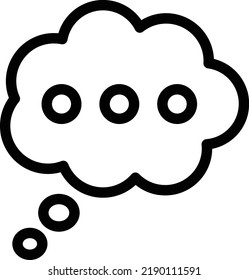 Chat, Vektorgrafik auf transparentem Hintergrund. Hochwertige Symbole. Dünne Vektorsymbole für Konzept und Grafikdesign.