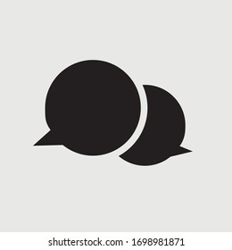 Chat vector illustration symbol for website and graphic design