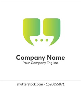 Chat vector modern template art