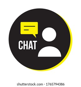 chat_Label  is the graphic arts, refers to pre-made images used to illustrate any medium. 