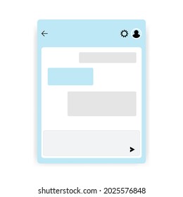 Chatbot app mobile helper. Dialoge windows flat design concept. Social communication chatting. Vector template.