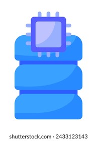 chatbot automatic message illustration design