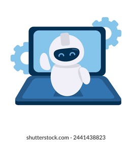 chatbot coding technology illustration design